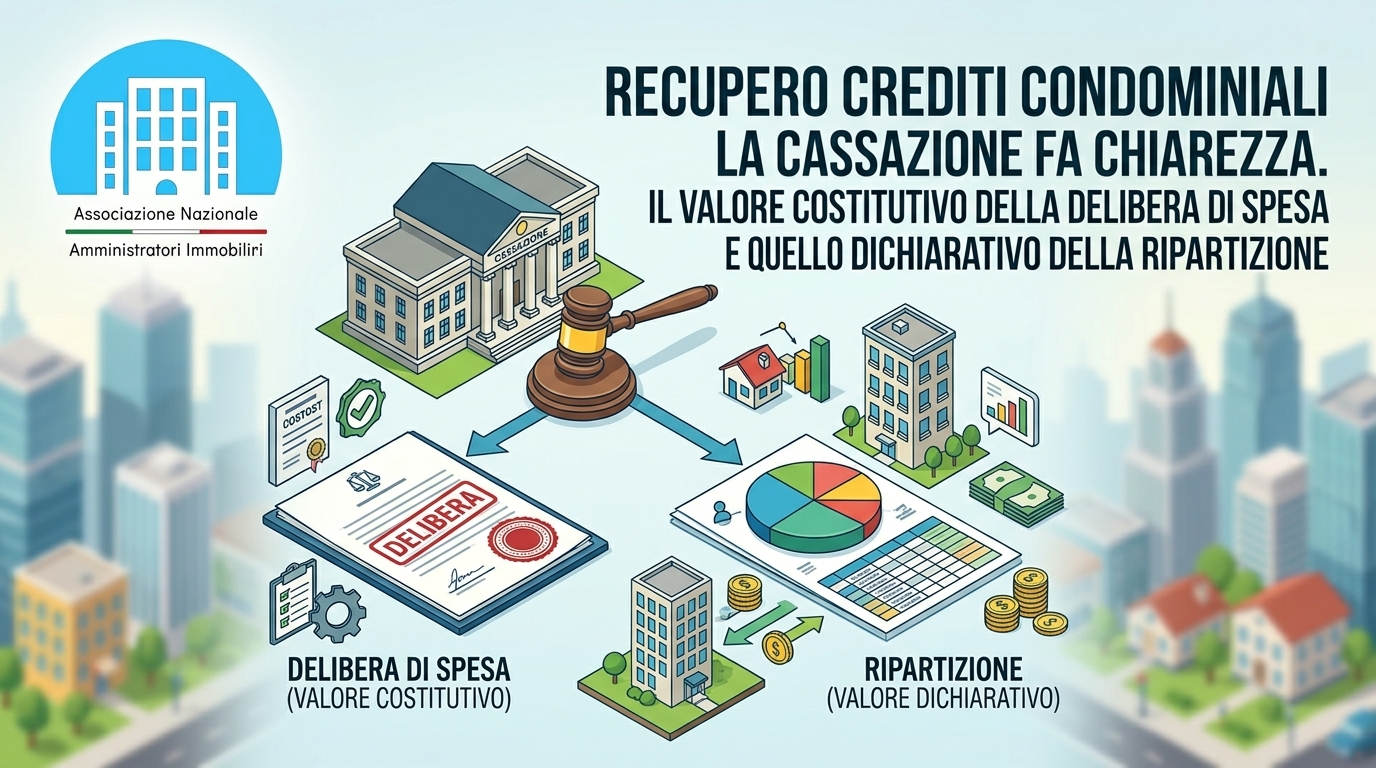 RECUPERO CREDITI CONDOMINIALI LA CASSAZIONE FA CHIAREZZA