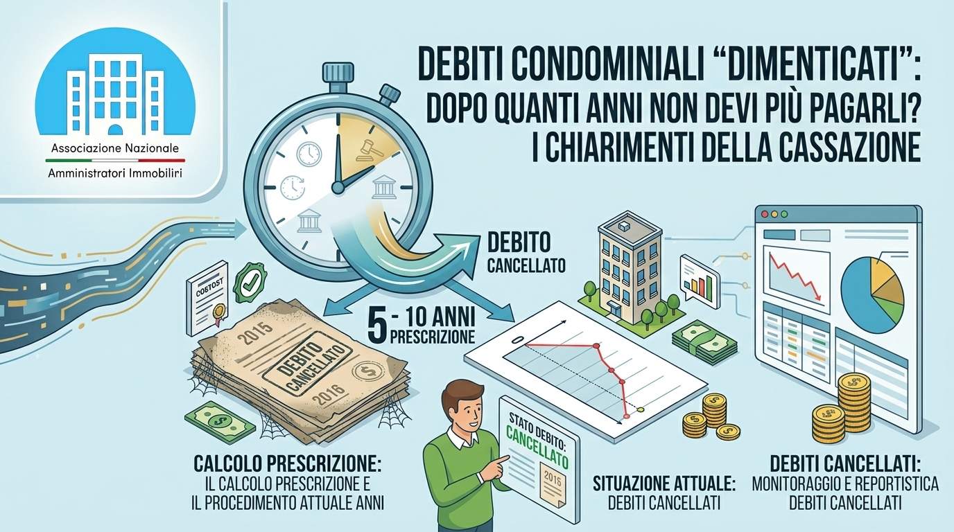 DEBITI CONDOMINIALI "DIMENTICATI": DOPO QUANTI ANNI NON DEVI PIÙ PAGARLI? I CHIARIMENTI DELLA CASSAZIONE